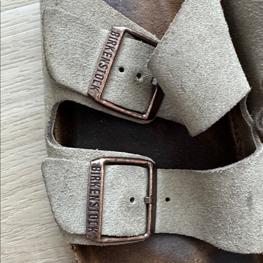 Birkenstock - Arizona Soft Footbed Sandal in Taupe - Picture 6 of 14